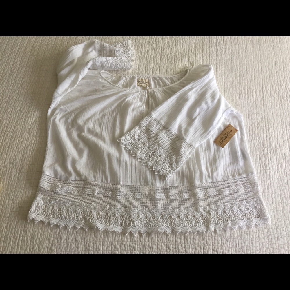 NWT Ralph Lauren Denim & Supply white cotton top - Picture 5 of 5